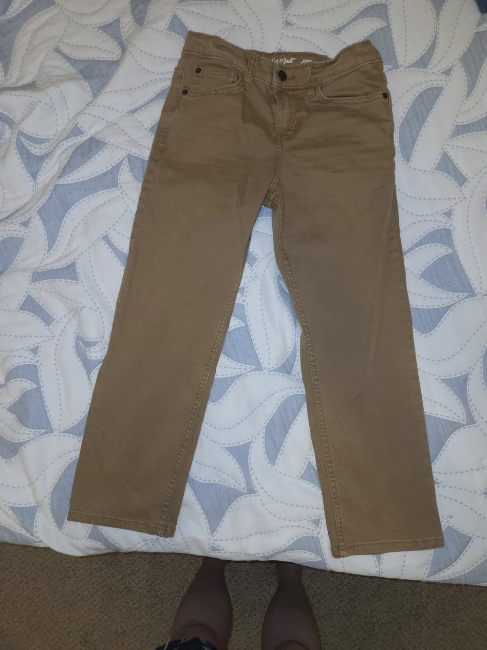 Cat & Jack Brown Straight-Leg Kids Jeans